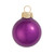 Pearl Finish Glass Christmas Ball Ornaments - 2.75" (70mm) - Soft Plum - 12ct - IMAGE 1