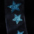 Blue Stars Sheer Wired Craft Ribbon 1.5" x 27 Yards - IMAGE 1