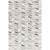 5' x 7.5' Chevron White and Gray Hand Crafted Rectangular Area Throw Rug - IMAGE 1