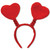 Pack of 12 Red Heart Bopper Headbands Valentines Party Favors - IMAGE 1