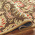 8' x 11' Brown and Ivory Contemporary Hand Tufted Floral Rectangular Wool Area Throw Rug - IMAGE 4