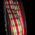 Red and Green Woven Narrow Plaid Wired Craft Ribbon 0.5" x 44 Yards - IMAGE 1