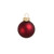 Small Matte Finish Glass Christmas Ball Ornaments - 2" (50mm) - Henna - 28ct - IMAGE 1