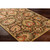 6' x 9' Brown and Ivory Contemporary Hand Tufted Floral Oval Wool Area Throw Rug
