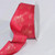 Burgundy Red Glittered "Merry Christmas" Wired Craft Ribbon 1.5" x 27 Yards - IMAGE 1