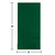2-Ply Disposable Party Dinner Napkins - 8" - Hunter Green - Club Pack of 600 - IMAGE 2