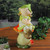 19.25" Young Girl Gnome Sitting on a Mushroom Outdoor Garden Figurine - IMAGE 3