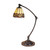 19.5" Ainsley Hand Crafted Glass Desk Lamp - IMAGE 1