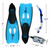 3pc Blue and Black Pro Swimming Pool Snorkeling Set 21" - Medium - IMAGE 5