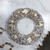 White Glittered Rose and Walnut Shell Artificial Christmas Wreath - 19-Inch, Unlit - IMAGE 2
