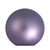 8ct Lilac Purple Glass Matte Christmas Ball Ornaments 3.25" (80mm) - IMAGE 2