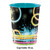 Pack of 12 Black and Yellow Drinking Glow Party Tumbler Cups 16 oz. - IMAGE 2