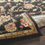 10' x 13' Floral Black and Brown Shed-Free Rectangular Area Throw Rug - IMAGE 4