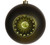 Matte Olive Green Retro Reflector Shatterproof Christmas Ball Ornament 8" (200mm) - IMAGE 2