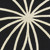 9.75' x 9.75' Contemporary Jet Black and White Square Wool Area Throw Rug