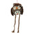 14" Storybook Garden Snowman with Plush Owl Hat Christmas Ornament - IMAGE 1