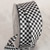 Black and White Checkered Wired Craft Ribbon 1.5" x 54 Yards - IMAGE 1