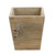 8.75" Country Rustic Natural Wood Storage Bin Container - IMAGE 1