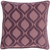 22" Purple Contemporary Diamond Square Throw Pillow - IMAGE 1