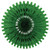 Club Pack of 12 Green Tissue Fan Hanging Decorations 25" - IMAGE 1