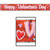 Pack of 12 Metallic Happy Valentine's Day Fringe Banner Hanging Decorations 5' - IMAGE 1