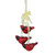 10" Glittered Red Mini Cardinal Birds Glass Christmas Ornament - IMAGE 1