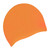 8.75" Orange Solid Swimming Pool Spa Swimming Cap - IMAGE 2