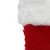 20" Red and White Traditional Cuff Extra Plush Christmas Stocking - IMAGE 2