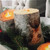 11.75" x 15.75" LED Flickering Woodland Candles Canvas Christmas Wall Art