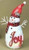13" White and Red Twas the Night Snowman Christmas Figurine - IMAGE 1