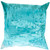 20" Turquoise Blue Square Throw Pillow - Down Filler - IMAGE 1