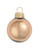 2ct Brown Shiny Finish Glass Christmas Ball Ornaments 6" (150mm) - IMAGE 1