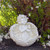 9" Cherub Angel Wings Bird Feeder Outdoor Garden Statue - IMAGE 2