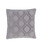 22" Silver and Gray Diamonds Pattern Square Throw Pillow - Down Filler - IMAGE 1