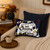 12" White and Blue Shopping Themed Tapestry Rectangular Throw Pillow - IMAGE 3