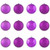 Shatterproof 4-Finish Christmas Ball Ornaments 4" (100mm) - Purple - Set of 12 - IMAGE 2