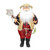 18" Red and White Rustic Lodge Fisherman Santa Claus with Net and Fish Christmas Tabletop Decoration - IMAGE 1