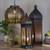 Moroccan Style Lantern Table Lamp - 23.5" - Black and Gold - IMAGE 2