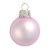 Matte Finish Glass Christmas Ball Ornaments - 4.75" (120mm) - Baby Pink - 4ct - IMAGE 1