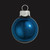 Shiny Finish Glass Christmas Ball Ornament - 7" (180mm) - Midnight Blue - IMAGE 2
