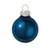 Shiny Finish Glass Christmas Ball Ornament - 7" (180mm) - Midnight Blue - IMAGE 3
