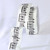 Ivory Music Note Print Wired Craft Ribbon 1.5" x 44 Yards - IMAGE 1