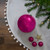 Magenta Pink Shiny Shatterproof Christmas Ball Ornament 8" (200mm) - IMAGE 2