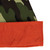Green and Orange Camouflage Unisex Adult Christmas Santa Hat Costume Accessory - One Size - IMAGE 2