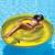 Inflatable Green Suntan Island Swimming Pool Lounger, 72-Inch - IMAGE 3