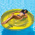 Inflatable Green Suntan Island Swimming Pool Lounger, 72-Inch - IMAGE 2