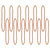 Beaded Necklace Costume Accessories - 33" - Orange - Pack of 720 - IMAGE 1