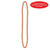 Beaded Necklace Costume Accessories - 33" - Orange - Pack of 720 - IMAGE 4