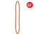 Beaded Necklace Costume Accessories - 33" - Orange - Pack of 720 - IMAGE 5
