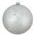 Holographic Glitter Silver Shatterproof Christmas Ornament 4" (100mm) - IMAGE 2